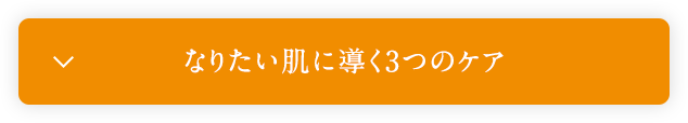 なりたい肌に導く3つのケア